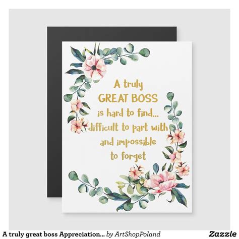 We did not find results for: A truly great boss Appreciation Gift Boss Thank | Zazzle ...