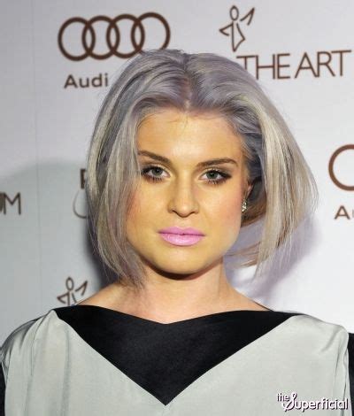 Ozzy and sharon osbourne's daughter is seen here with her dyed hair at the wheels launch party in. What Kelly Osbourne Said About Her Grey Hair | Makeup gone ...
