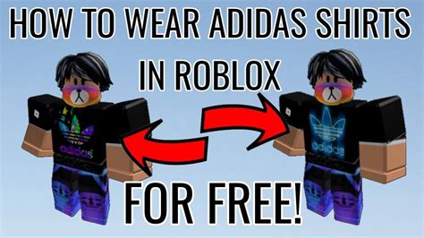 T Shirt Roblox Adidas Girl Free