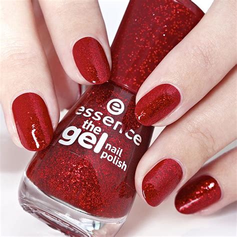 Christmas Is All About Red Glitter Nails Nailcareget This Wonderful