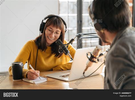 Female Podcaster Image And Photo Free Trial Bigstock