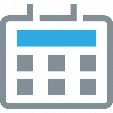 Almanac Blue Calendar Date Event Month Schedule Icon