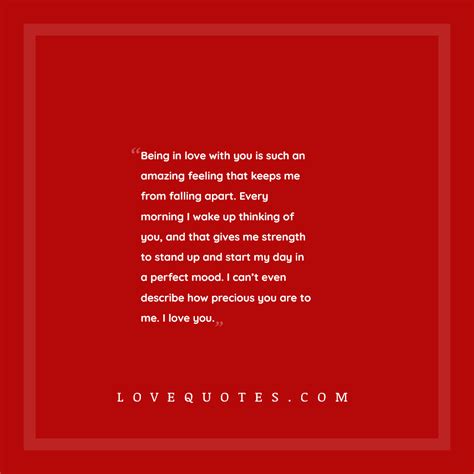 Being In Love With You Love Quotes