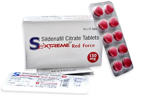 Sexextreme Red Force Sildenafil 150 Mg Viagra
