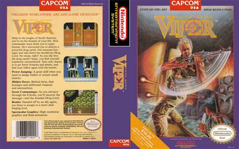 Code Name Viper Nintendo Nes Videogamex
