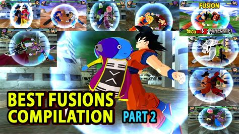 Dragon Ball Best Fusion Compilation Part 2 Best Dbz Fusions Dbz