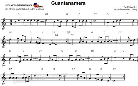 Guantanamera Spanish And English Lyrics To Cuban Folk Song