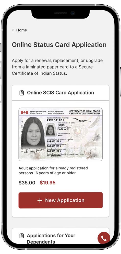 Renew Or Replace Your Status Card Online Onefeather Mobile