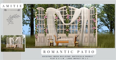 Second Life Marketplace Amitie Romantic Patio