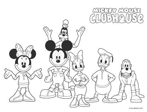 Coloriages  Mickey Mouse Clubhouse  Coloriages Gratuits à Imprimer