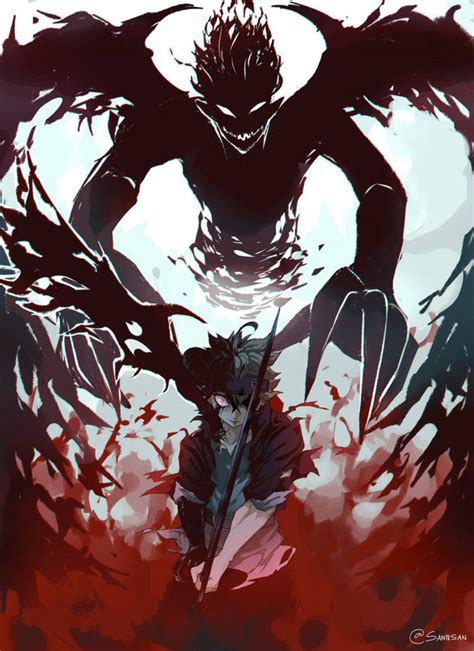 Follow the vibe and change your wallpaper every day! Download Blackclover - Black Clover Asta Demon - HD ...