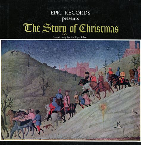 Epic Records Story Of Christmas Lc3144 Christmas Vinyl Record Lp
