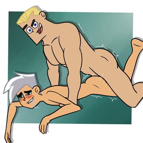 rule 34 danny fenton danny phantom dash baxter drool gay nsfw nsfwbearpaw skinny toony white