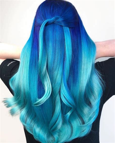 Pin By Evellin Oliveira On Cabelos Coloridos Hair Dye Tips Blue