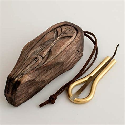 Jews Harp By Ppotkin In Wooden Case Shaman Handmade Mouth Musical
