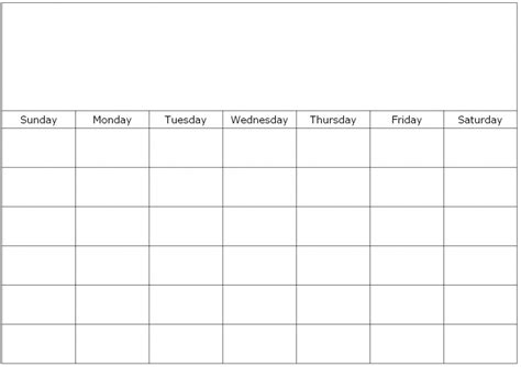 6 Week Printable Calendar Template Printable Templates Free