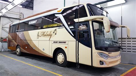 Bus Pariwisata Melody Transport Bigbus 45 Seater Toilet And Smoking Area