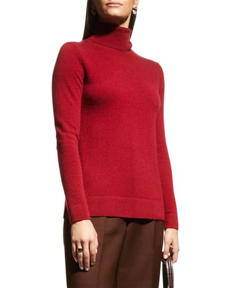 Neiman Marcus Cashmere Collection Cashmere Turtleneck Sweater Neiman
