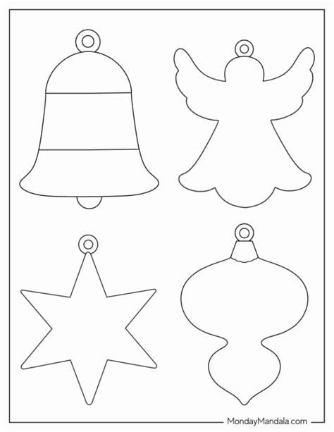 52 Printable Christmas Ornaments Free Pdf Templates