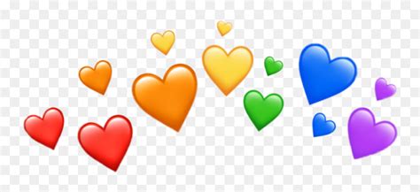 Crown Png Transparent Background Emoji Heart Crown Emoji Hearts