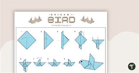 How To Make An Origami Bird — Step By Step Instructions For Kids
