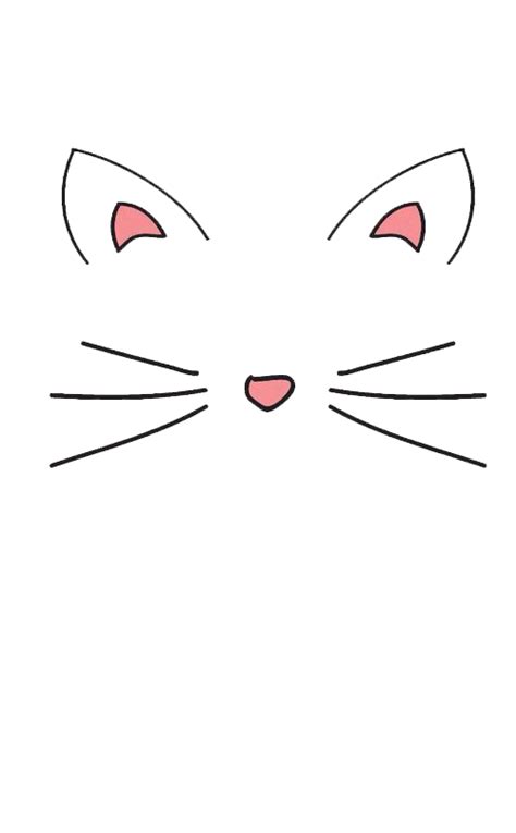 Whiskers Kitten Domestic Short Haired Cat Mask Cat Ear Png Download