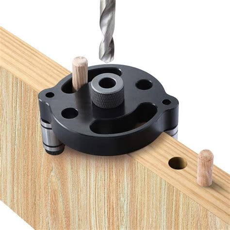 A XINTONG Pocket Hole Jig Vertical Self Centering Dowel Drill Guide Aluminum Alloy Hole