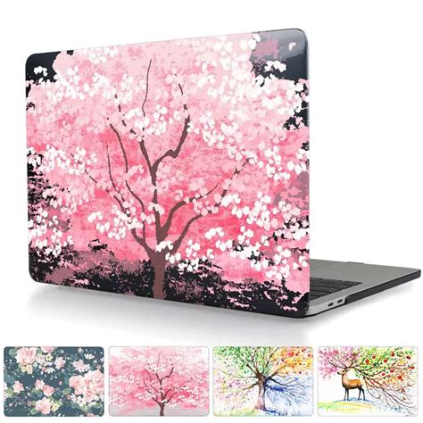 japan cherry blossoms print hard cover for macbook pro 13 cover a1706 a1708 laptop bag for mac