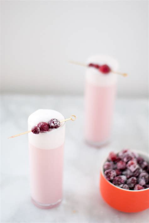 I don't add the egg white because i think it's yucky i just shake it for longer and i still get the foam. Brunch Cocktails- Cranberry Ramos Gin Fizz - Craft and Cocktails