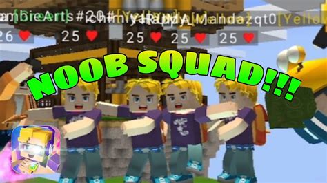 Noob Squad In Bed Warsblockman Go Blocky Mods Youtube