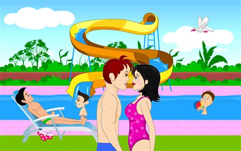 Casual Swimming Pool Kissingappstore For Android