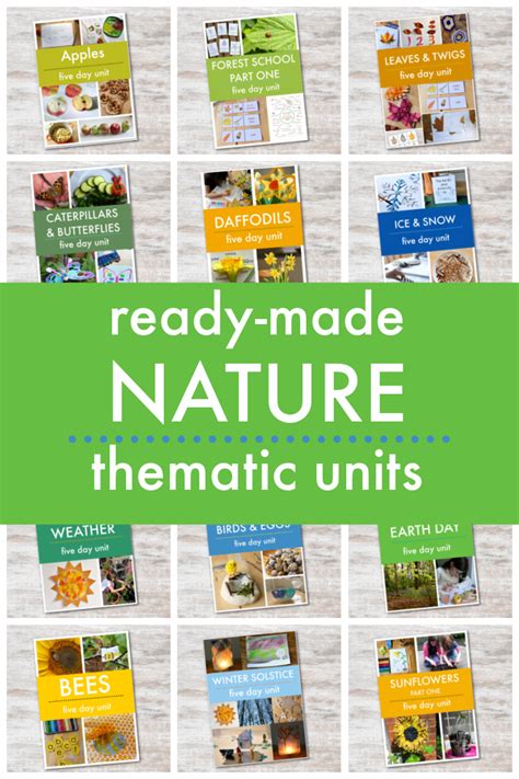 Thematic Nature Curriculum For Homeschool Or School Nurturestore