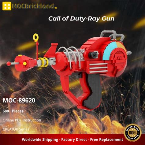 Call Of Duty Ray Gun Moc 89620 Creator With 680 Pieces Moc Brick Land