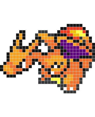 Dracaufeu Pixel Art Id Es Et Designs Pour Vous Inspirer En Images