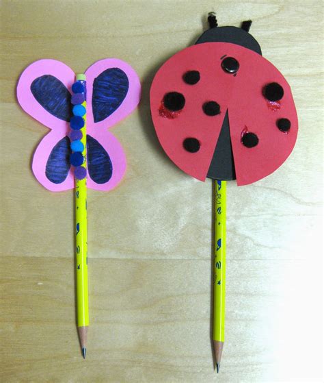 pencil craft ideas for kids ~ crafts and arts ideas