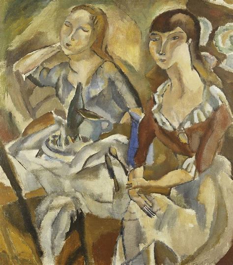 Young Women At A Table Painting By Jules Pascin Fine Art America