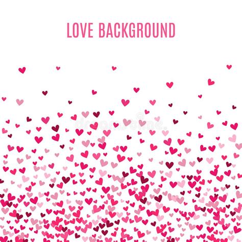 Romantic Pink And Blue Heart Background Vector Illustration Stock