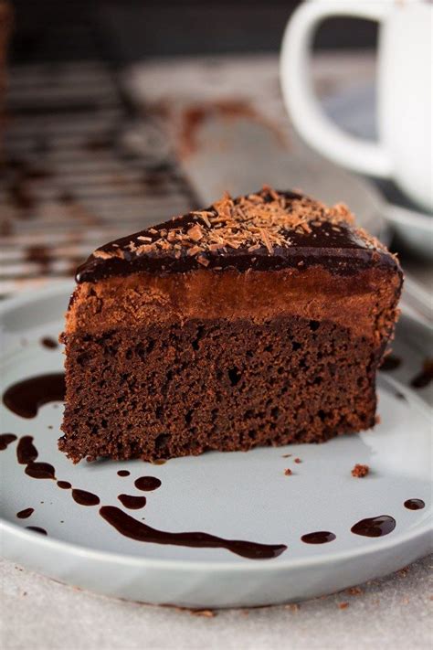 This chocolate coconut mousse is vegan and gf and comes together in 2 easy steps. Chocolate Mousse Mud Cake | Recipe | Chocolate chip ...