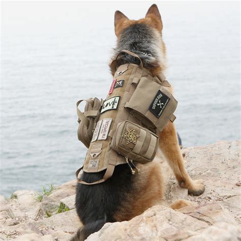 Dog Harness Vest Dog Tactical Vest Harness Service Dog Harness