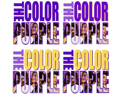 The Color Purple 2023 Png The Color Purple Musical 2023 Movie Png Classic Movie Lover T