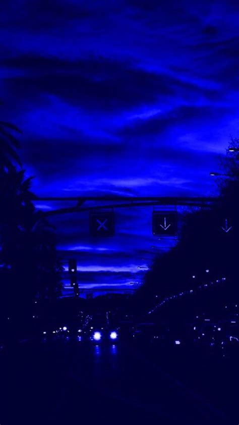 88 Aesthetic Wallpapers Blue Dark Caca Doresde