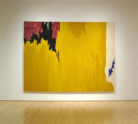 Clyfford Still Artist Painting Untitled 1957 Oil On Canvas Permanent