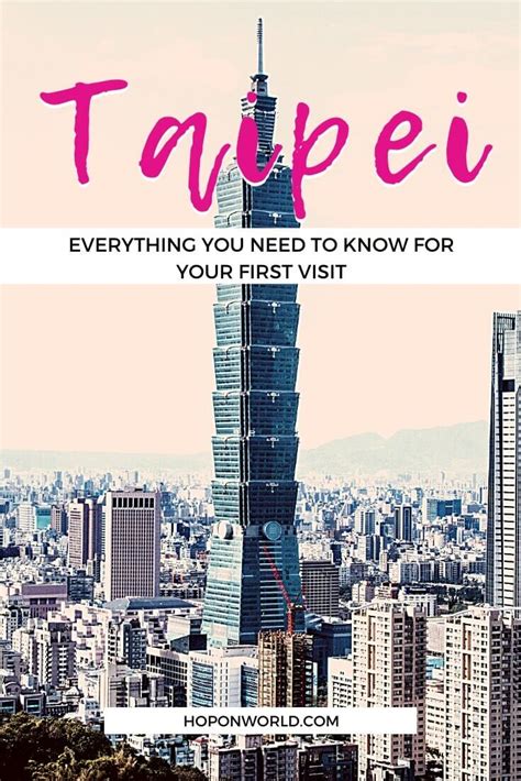 10 Savvy Travel Tips For Your First Visit To Taipei Hoponworld