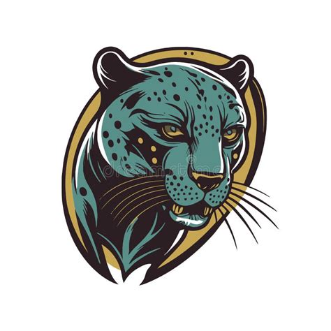 Black Panther Face Logo Mascot Icon Wild Animal Character Vector Logo
