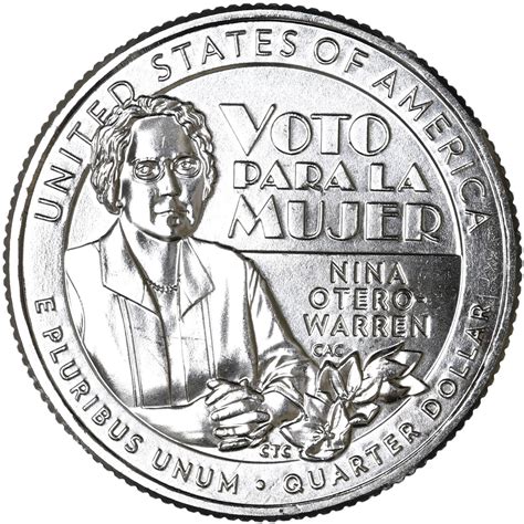2022 P American Women Quarter Nina Otero Warren Gem Bu Cn Clad Daves Collectible Coins