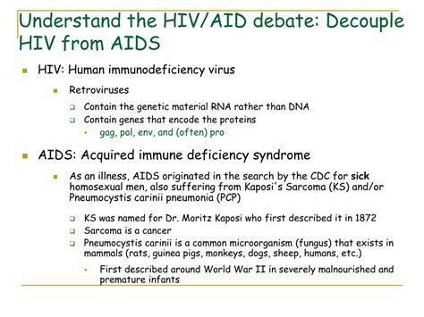 ppt the other side of the hiv aids debate evaluating scientific evidence hidden in plain
