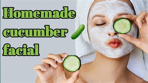 Homemade Cucumber Facialhow To Do Homemade Facial At Homeघरेलू खीरा
