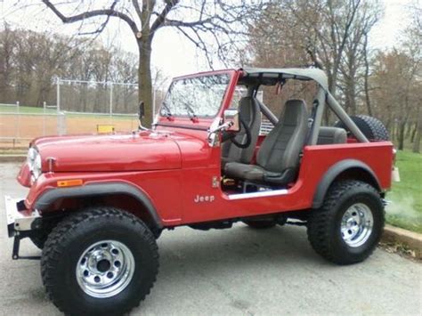 Find Used Jeep 1984 Cj7 Cherry Red In Wilmington Delaware United