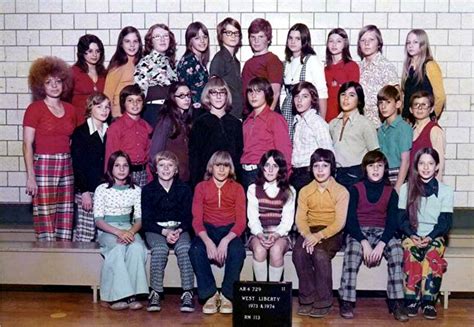 West Liberty School 7th Grade Class 197374
