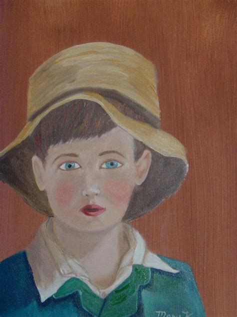 Little Boy Blue Painting By Mary Kaser